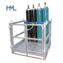 Forklift Compressed Propane Oxygen Gas Cylinder Cages for Sale